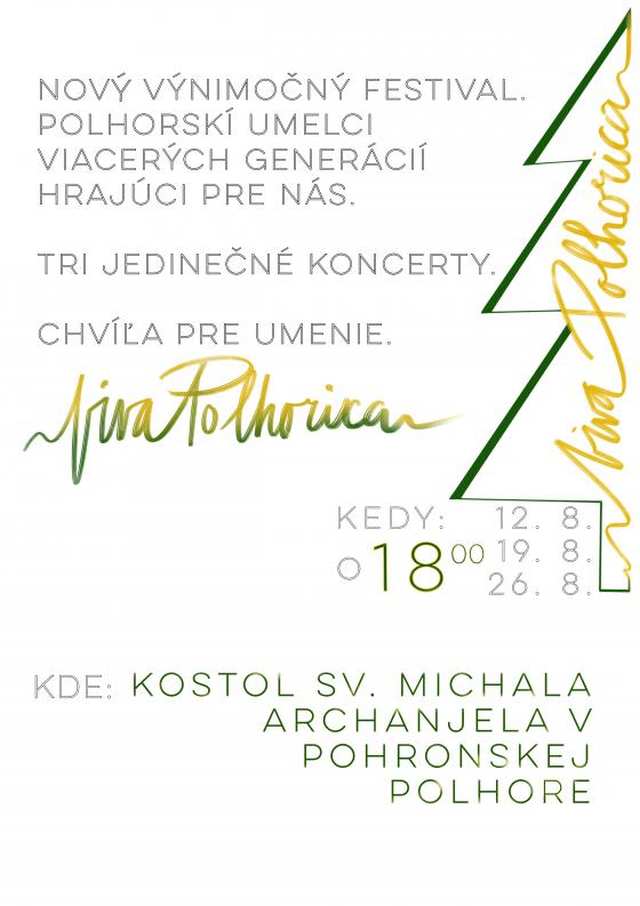12/19/26. 8. 2018 – FESTIVAL VIVA POLHORICA, Pohronská Polhora