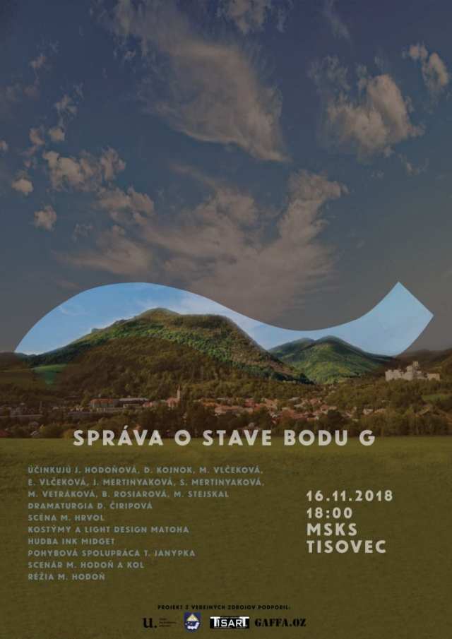 16. 11. 2018 – SPRÁVA O STAVE BODU G – divadelné predstavenie, Tisovec