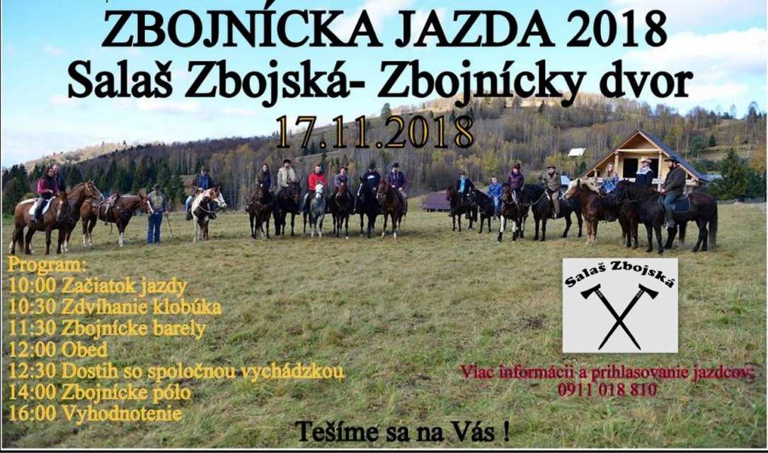 17.11.2018 – ZBOJNÍCKA JAZDA 2018, Salaš Zbojská