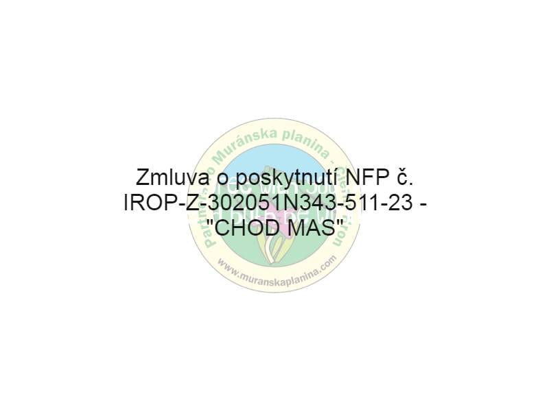 Zmluva o poskytnutí NFP č. IROP-Z-302051N343-511-23