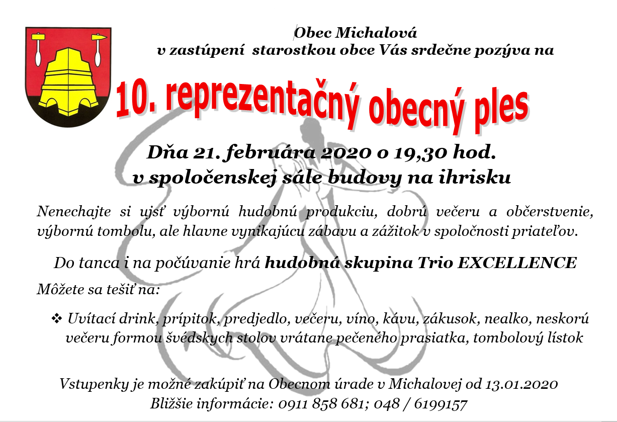 10. reprezentačný obecný ples, Michalová
