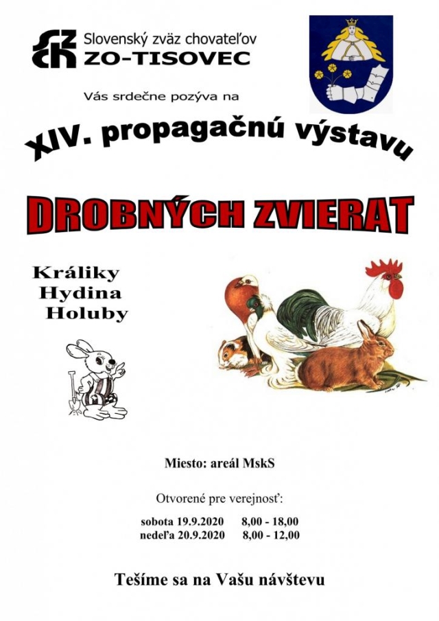 XIV. propagačná výstava Slovenského zväzu chovateľov v Tisovci