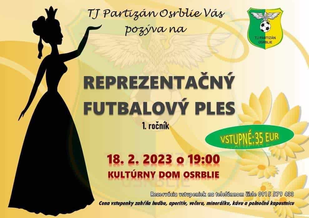 Reprezentačný futbalový ples v Osrblí