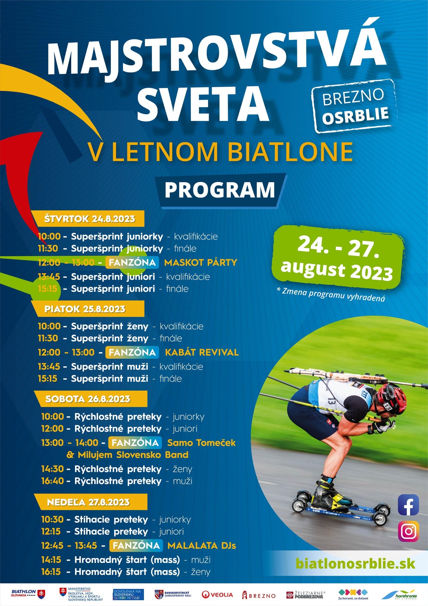 Majstrovstvá sveta – biatlon Osrblie