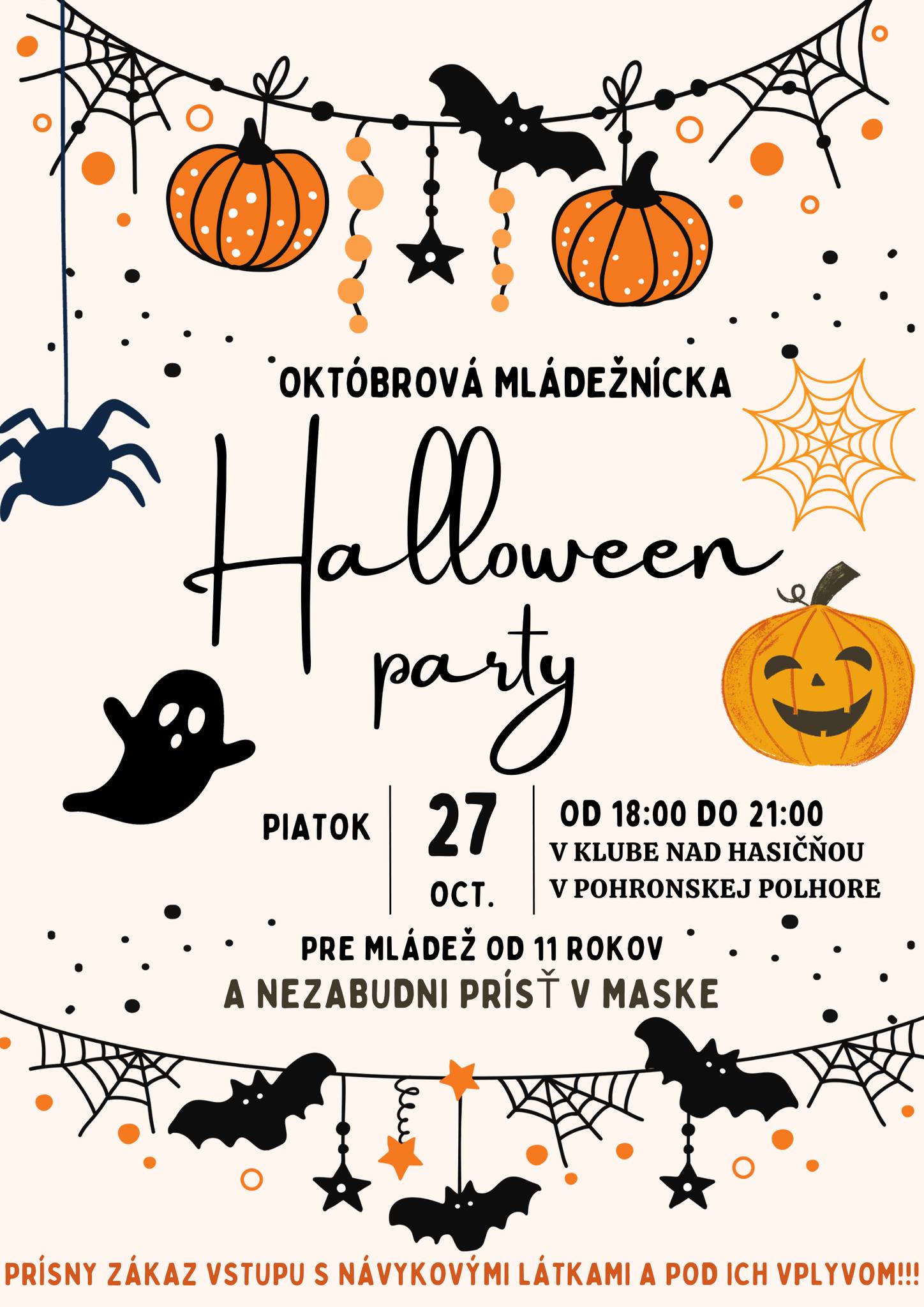Halloween party Pohronská Polhora