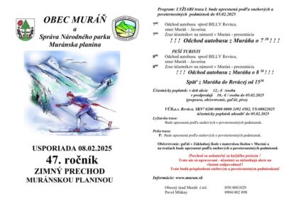 Zimný prechod Muránskou planinou
